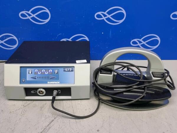 Anspach Neuro Drill System Console and Footswitch