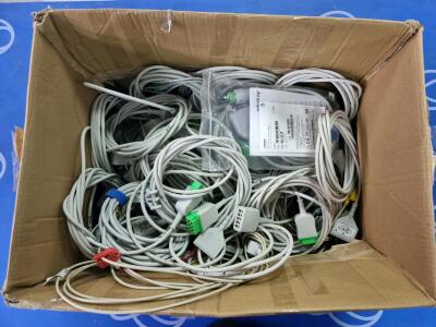 Quantity of Mixed GE ECG Trunk and Full Cables, GE Temperature Cables,