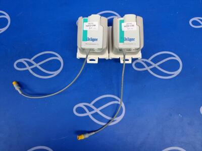 2 x Draeger Infinity MCable Microstream CO2