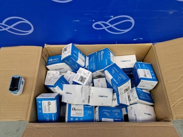 72 x ChoiceMMed Oxywatch Finger Clip Pulse Oxymeter