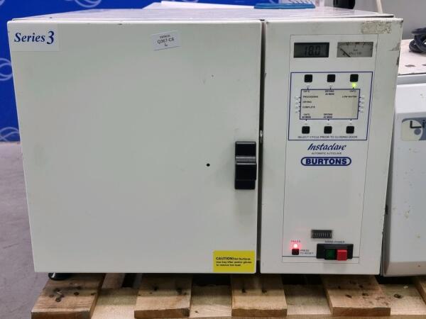 Burtons Veterinary Instaclave Series 3 Autoclave