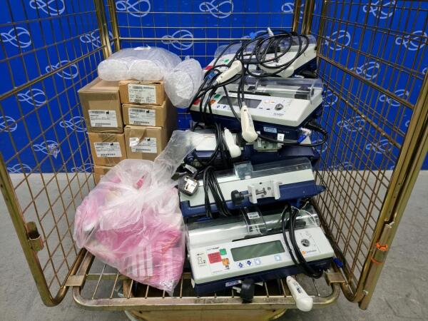 10 x CareFusion/Cardinal Health IVAC PCAM Syringe Pump & Assorted Accessories