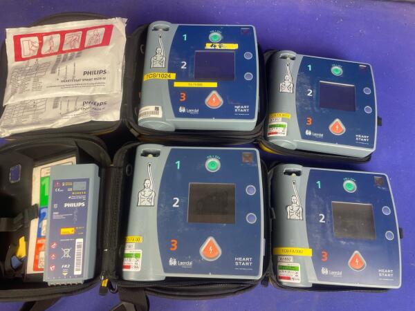 4 x Laerdal Heartstart FR2+ Defibrillators