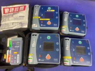 4 x Laerdal Heartstart FR2+ Defibrillators