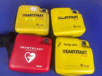 4 x Laerdal Heartstart FR2+ Defibrillators - 2