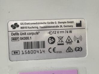 Corpuls 3 Defibrillator with Pacer Function - 10