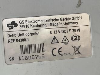 Corpuls 3 Defibrillator with Pacer Function - 9