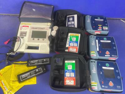 4 x Laerdal Heartstart Defibrillators