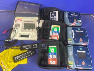 4 x Laerdal Heartstart Defibrillators