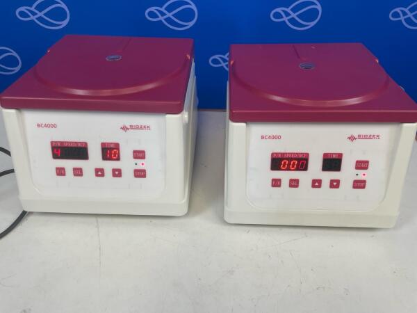 2 x Biozek BC4000 Centrifuges