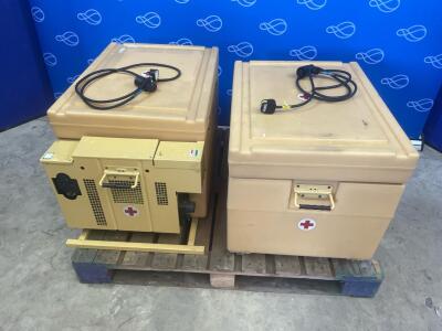 2 x Dometic Anteon RCB-42-P Medical Field Refrigerators