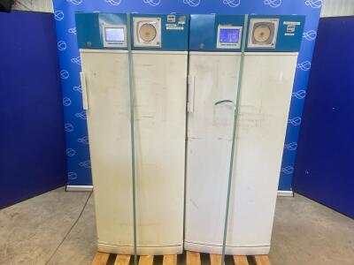2 x Labcold RVPF1434MD Upright Plasma Freezers