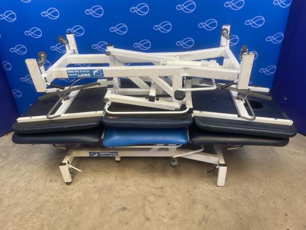 2 x Medi-Plinth 3-Section Hydraulic Couches