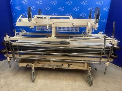 2 x Nesbit Evans Hydraulic Patient Trolleys