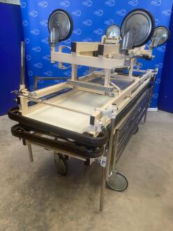 2 x Nesbit Evans Hydraulic Patient Trolleys - 2