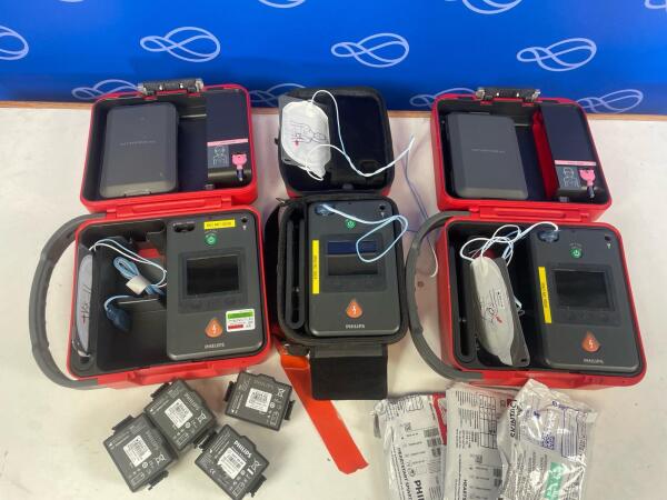 3 x Philips HeartStart FR3 Defibrillators