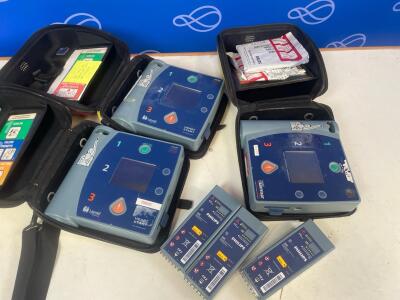 2 x Laerdal Heartstart FR2+ & 1 x FR2 Defibrillators