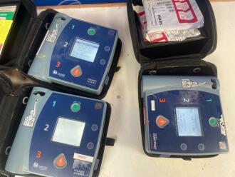2 x Laerdal Heartstart FR2+ & 1 x FR2 Defibrillators - 3