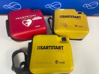 2 x Laerdal Heartstart FR2+ & 1 x FR2 Defibrillators - 4