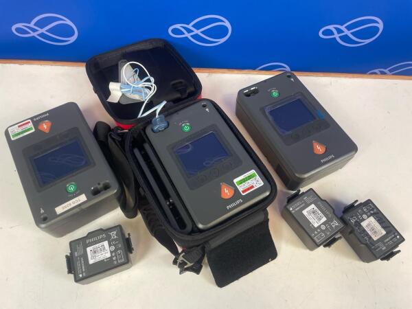 3 x Philips HeartStart FR3 Defibrillators