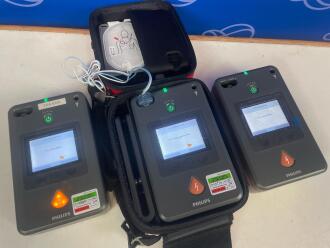 3 x Philips HeartStart FR3 Defibrillators - 3