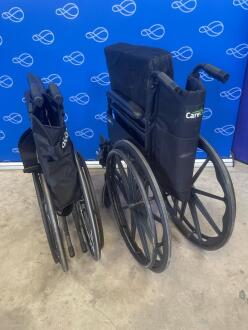 1 x Aidapt & 1 x CareCo Folding Self Propelling Wheelchairs - 2