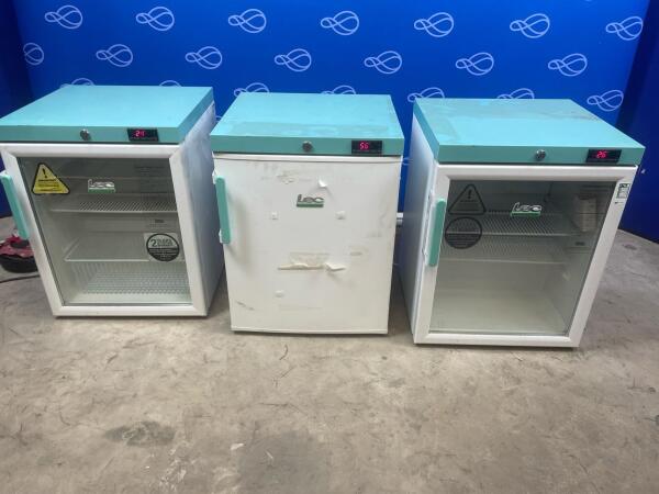 3 x LEC Counter Top Refrigerators