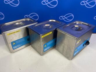 3 x Walker QC Ultrasonic Baths