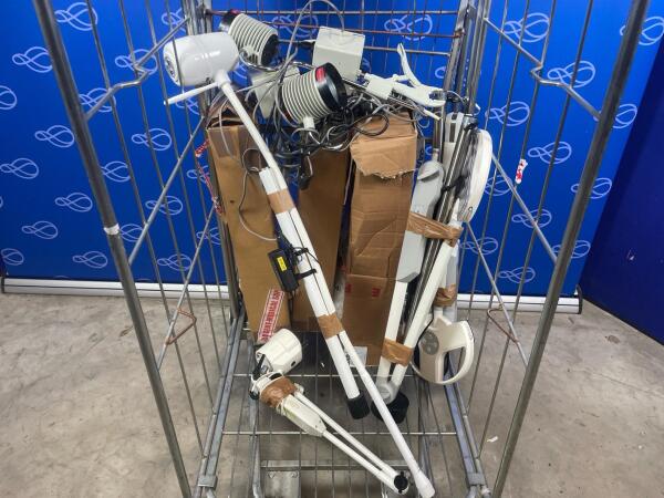 9 x Various Theatre / Field / Examination Lamps