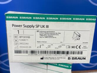 5 x B. Braun Power Supply SP UK III (boxed as new) - 2
