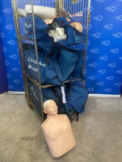 8 x Laerdal Little Anne Training Manikins (2 x very poor condition - spares & repairs) - 2