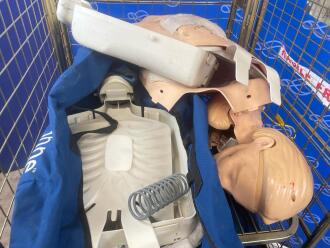 8 x Laerdal Little Anne Training Manikins (2 x very poor condition - spares & repairs) - 3