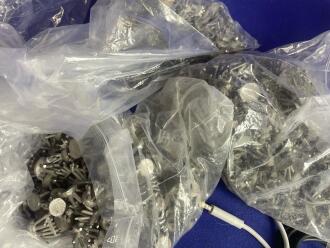 Selection of Dental Accessories Including Talladium Omega Alloy Offcuts - 2