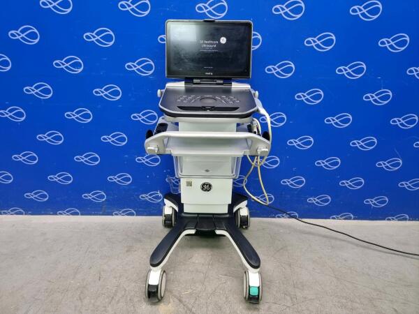 GE Vivid iq Portable Ultrasound System on Cart