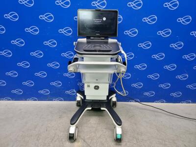 GE Vivid iq Portable Ultrasound System on Cart
