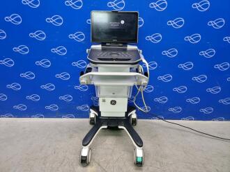 GE Vivid iq Portable Ultrasound System on Cart