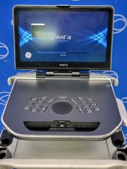 GE Vivid iq Portable Ultrasound System on Cart - 2