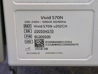 GE Vivid S70 v202CH Ultrasound System - 5