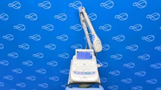 Nihon Kohden Cardiofax M ECG Recorder on Trolley - 2