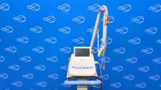 Nihon Kohden Cardiofax M ECG Recorder on Trolley - 2
