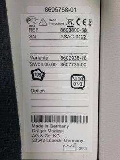 Draeger Primus Anaesthetic Machine - 3
