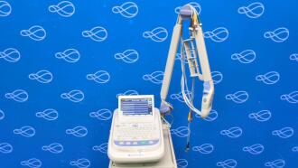 Nihon Kohden Cardiofax M ECG Recorder on Trolley - 2