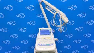 Nihon Kohden Cardiofax M ECG Recorder on Trolley - 2