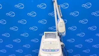 Nihon Kohden Cardiofax M ECG Recorder on Trolley - 2