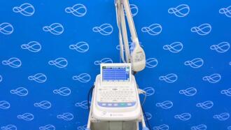 Nihon Kohden Cardiofax M ECG Recorder on Trolley - 2