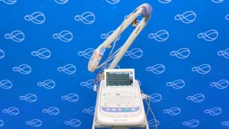 Nihon Kohden Cardiofax M ECG Recorder on Trolley - 2