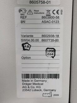 Draeger Primus Anaesthetic Machine - 3