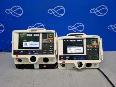 2 x Physio Control Lifepak 20e Defibrillator with Pacing