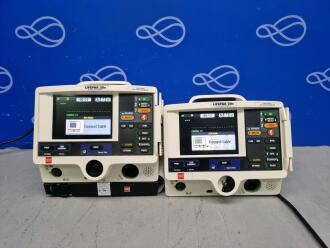 2 x Physio Control Lifepak 20e Defibrillator with Pacing