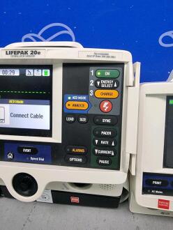 2 x Physio Control Lifepak 20e Defibrillator with Pacing - 2